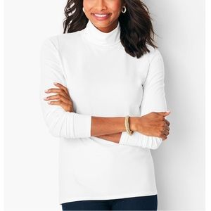 New without tags Talbots White Turtleneck